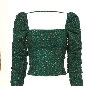 Reformation Joi Top in Coriander sz 0